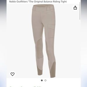 Noble outfitters by Dover Saddlery black riding breeches size L